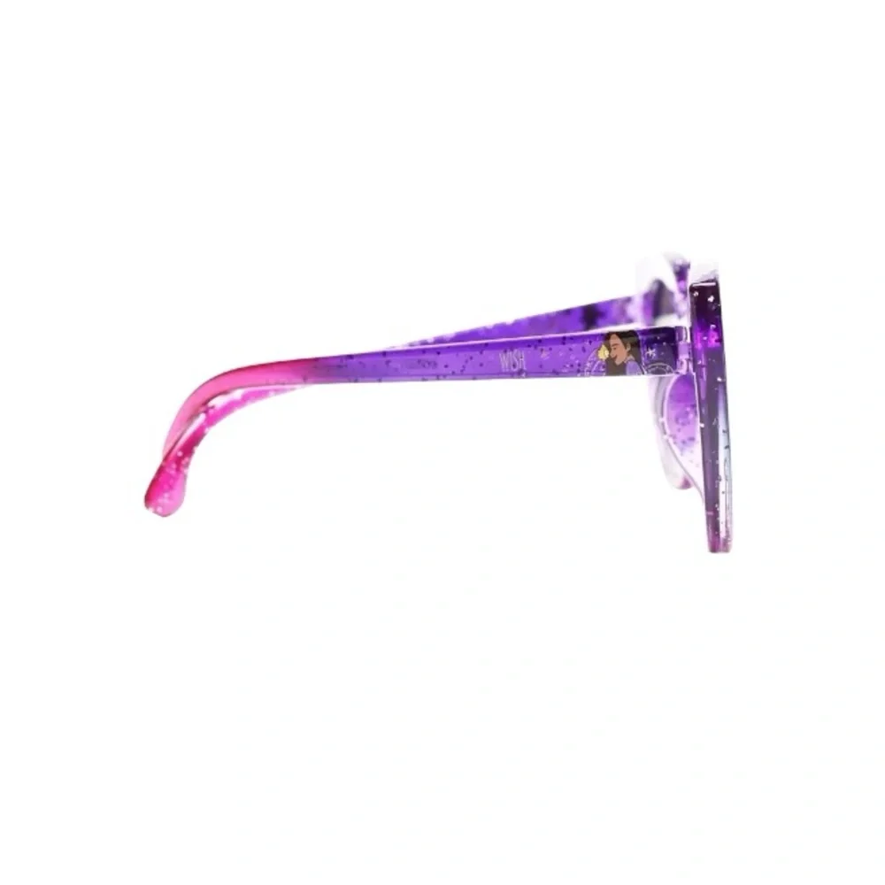 Disney Wish Asha Of Roses Purple Glitter Sunglasses